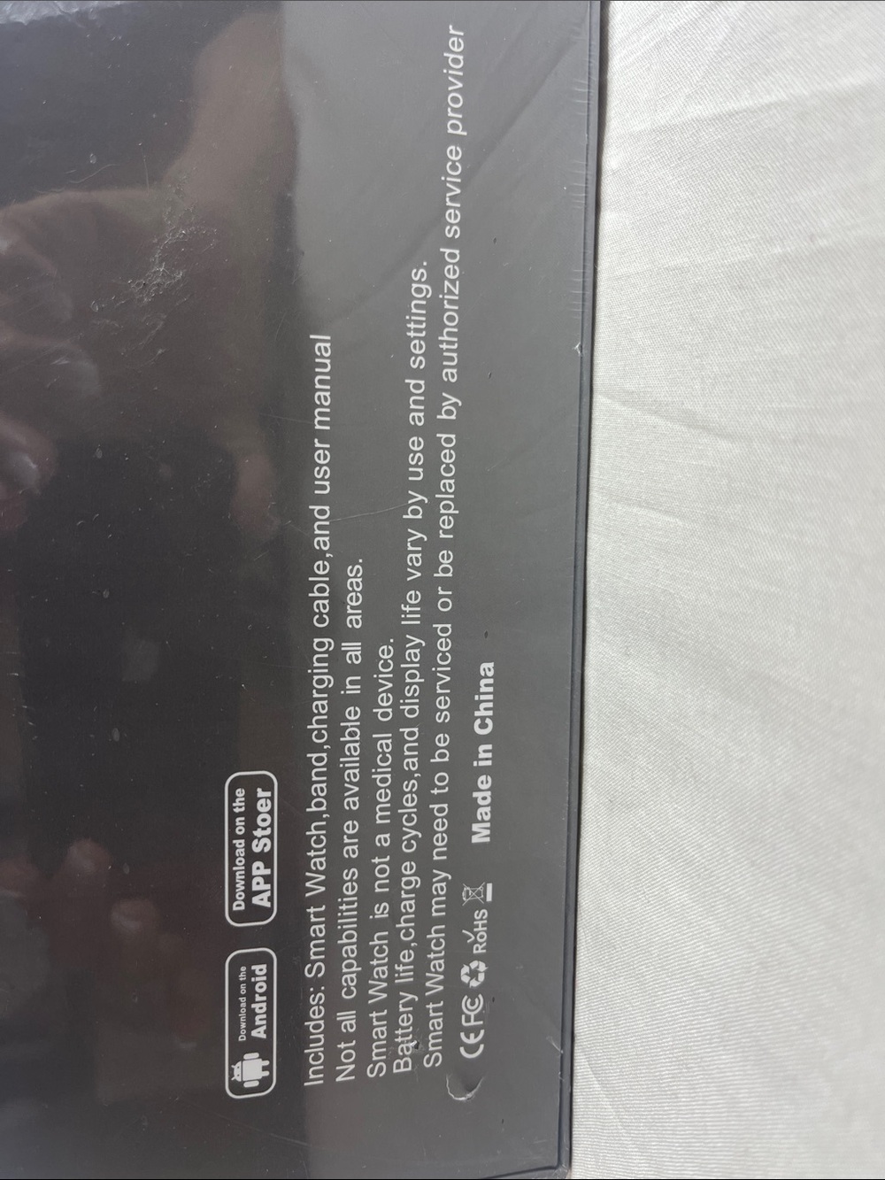 D300-1 8-in-1 Smartwatch in Light Gray with Earbuds - New - Picture 3 of 3